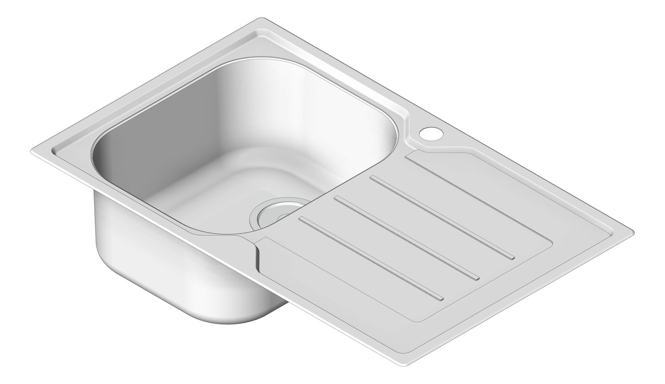 Navigate to Sink Kitchen Oliveri ProjectSinks SingleBowl Left