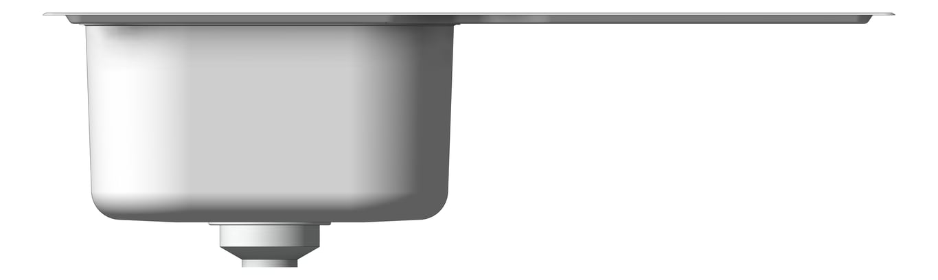 Front Image of Sink Kitchen Oliveri ProjectSinks SingleBowl Left