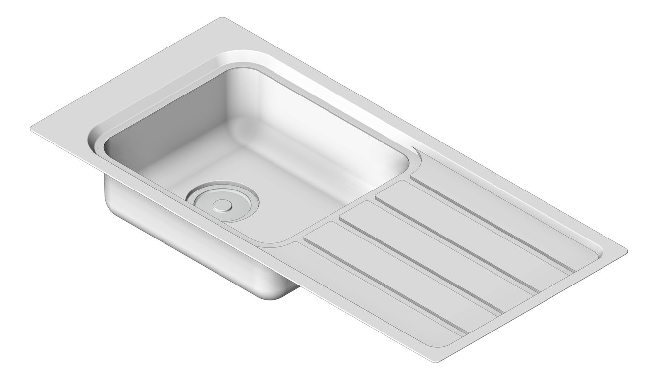 Navigate to Sink Kitchen Oliveri Puro Care Topmount Drainer