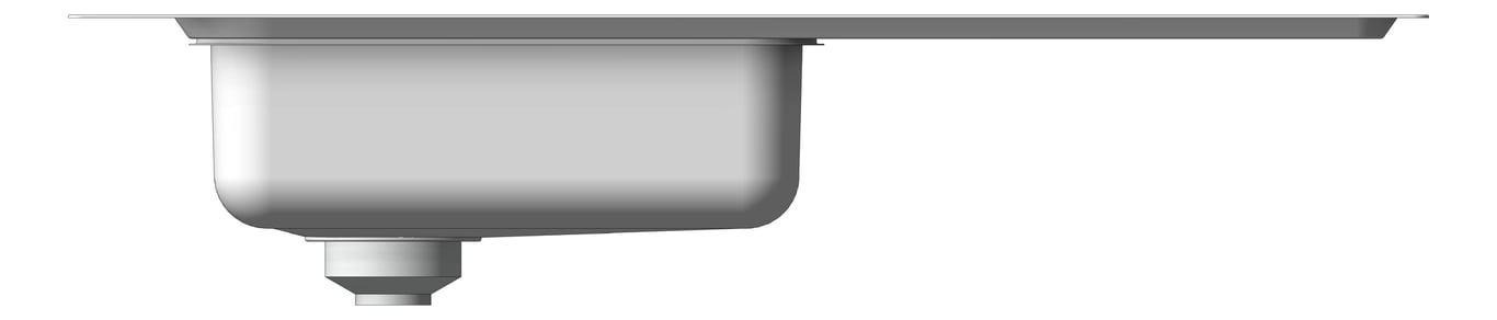 Front Image of Sink Kitchen Oliveri Puro Care Topmount Drainer