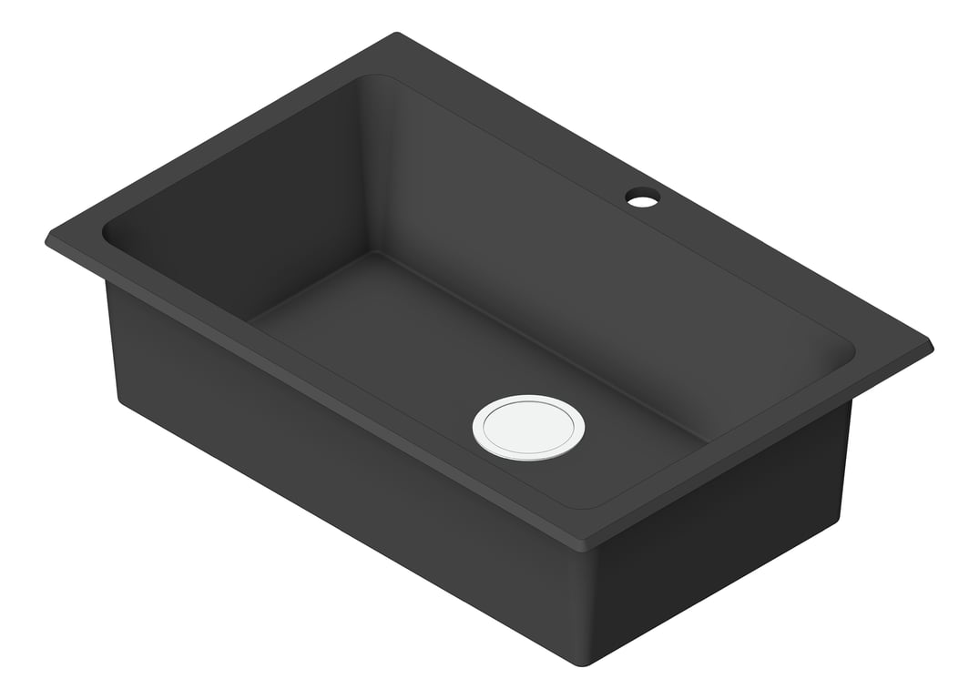 Navigate to Sink Kitchen Oliveri Santorini MegaBowl Topmount