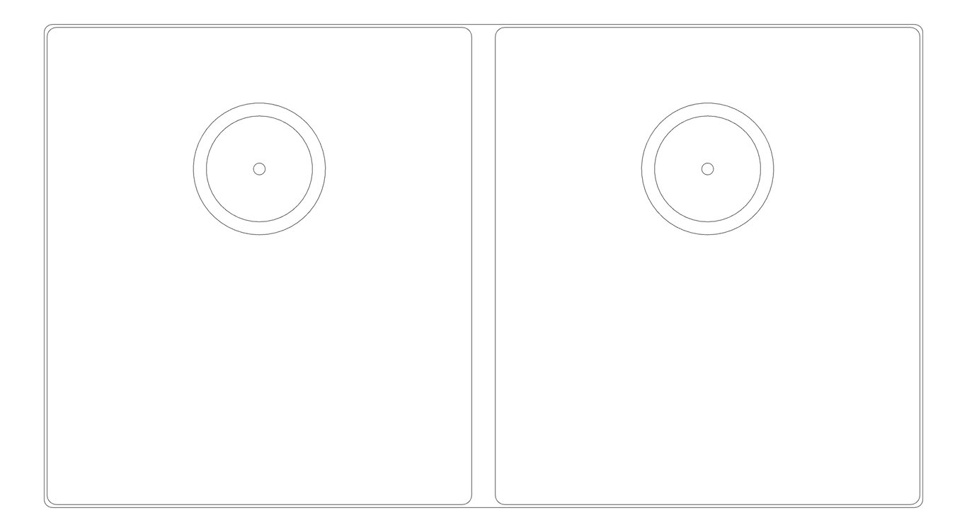 Plan Image of Sink Kitchen Oliveri Spectra DoubleBowl