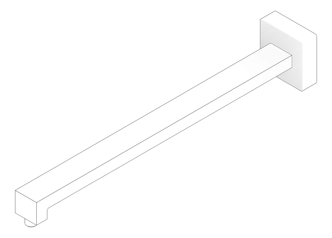 3D Documentation Image of Shower Arm Oliveri Monaco WallMount