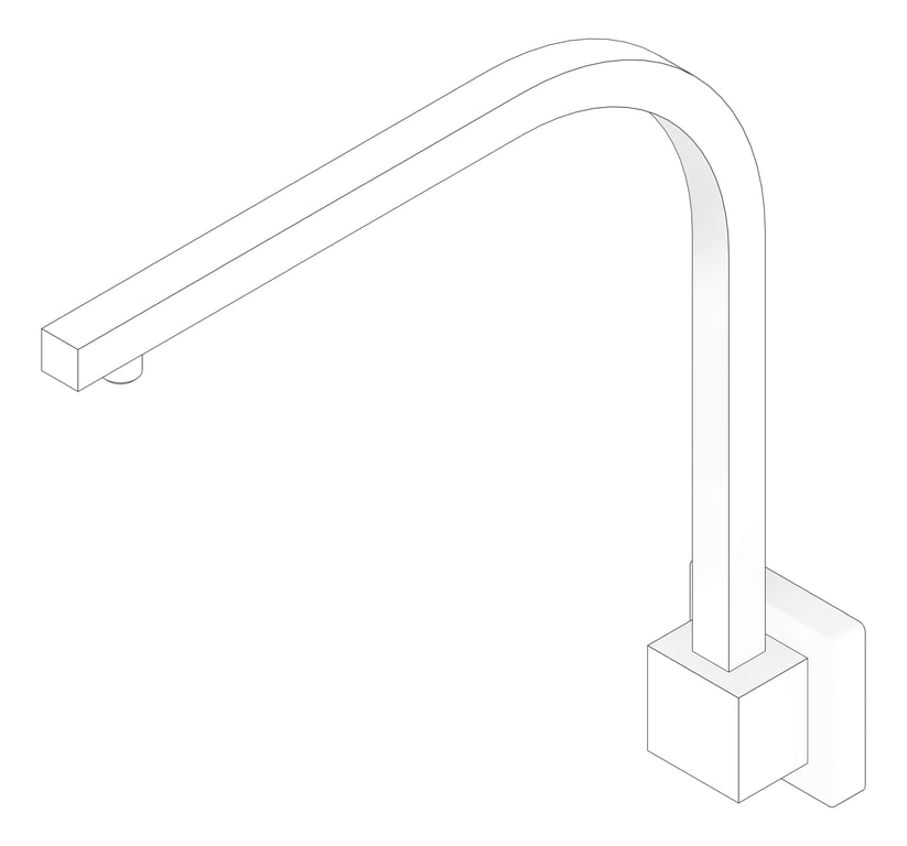 3D Documentation Image of Shower Arm Oliveri Monaco WallMount Raised