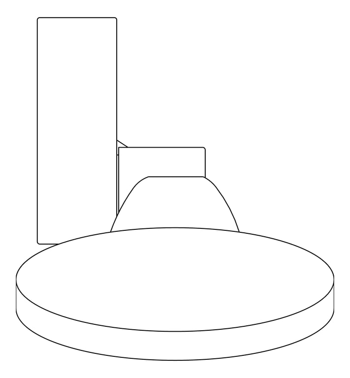 Plan Image of Shower HandPiece Oliveri Rome Bracket