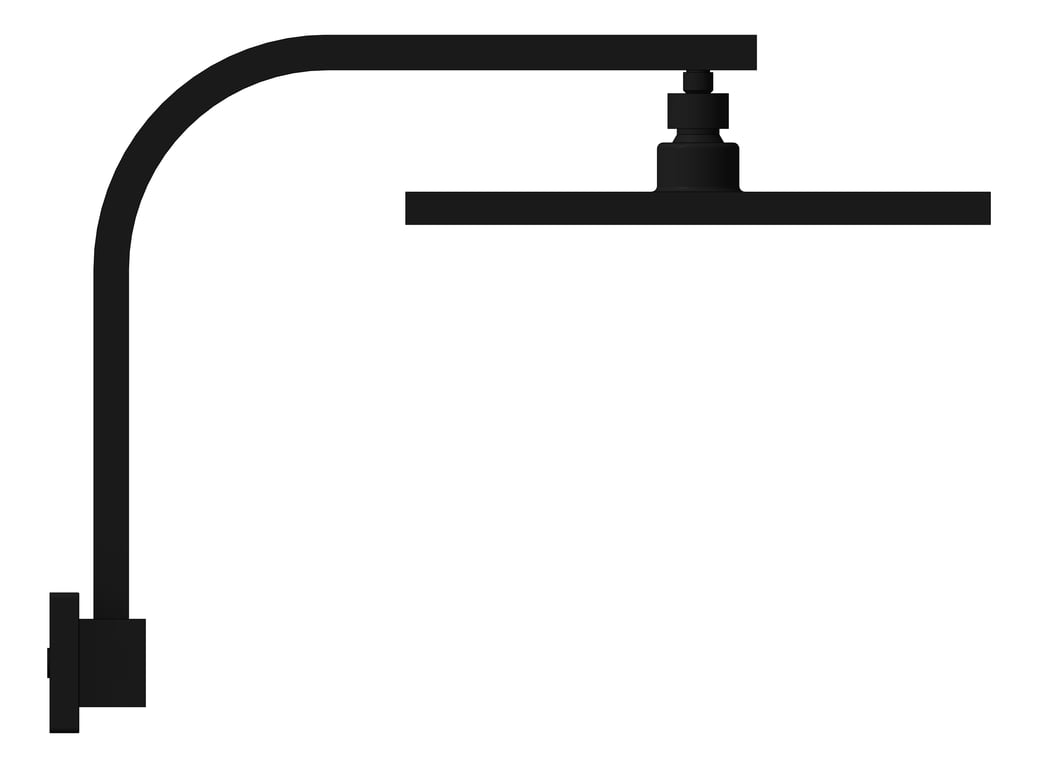 Left Image of Shower Head Oliveri Monaco WallMount Raised