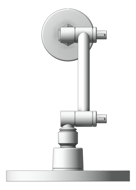 Front Image of Shower Head Oliveri Rome HighRise