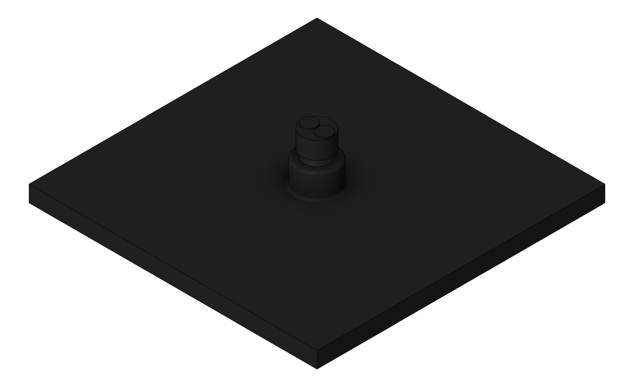 3D Shaded Image of Shower Rose Oliveri Monaco