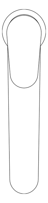 Plan Image of Mixer Basin Oliveri London Tall