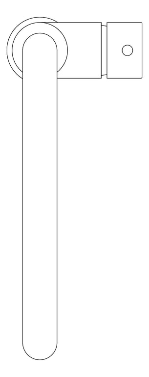Plan Image of Mixer Basin Oliveri Venice GooseNeck PullOutSpray