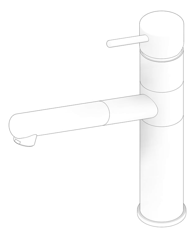 3D Documentation Image of Mixer Basin Oliveri Venice Swivel PullOutSpray