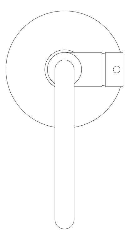 Plan Image of Mixer Bath Oliveri Venice