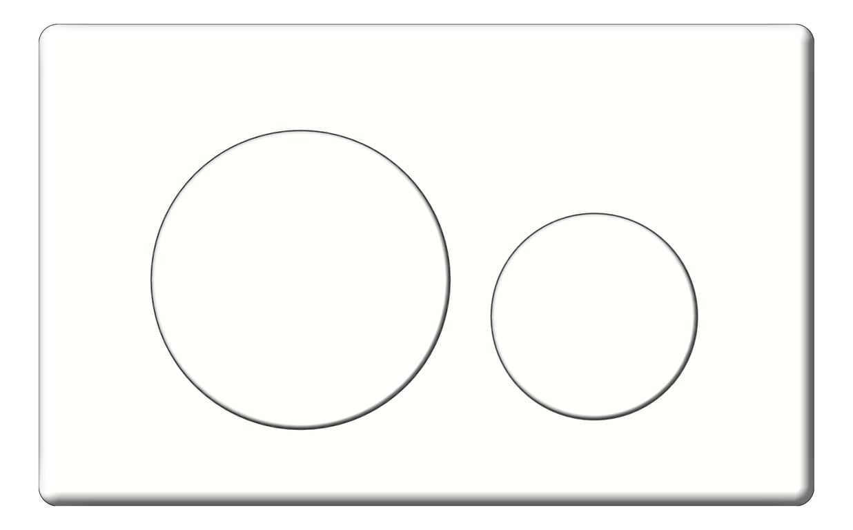 Front Image of PushPlate Wall Oliveri Round