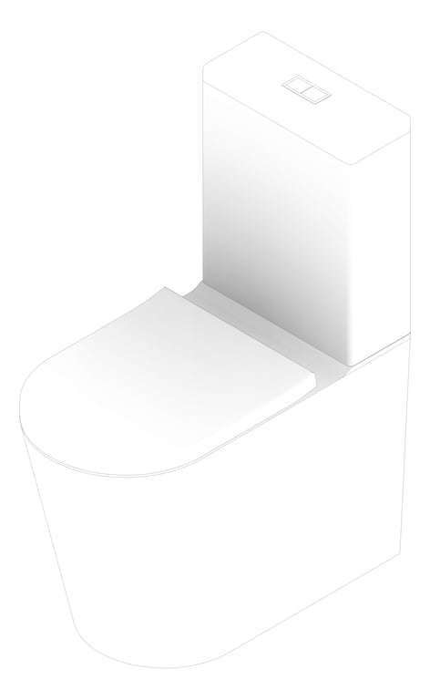 3D Documentation Image of ToiletPan Wall Oliveri Vienna ComfortHeight