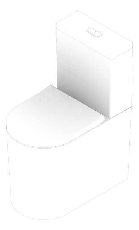 3D Documentation Image of ToiletSuite WallFaced Oliveri Vienna