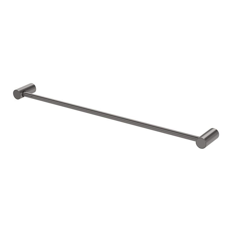 111-8010-31 Vivid Slimline Single Towel Rail 600mm Image of TowelRail Single Phoenix VividSlimline 600 RoundPlate