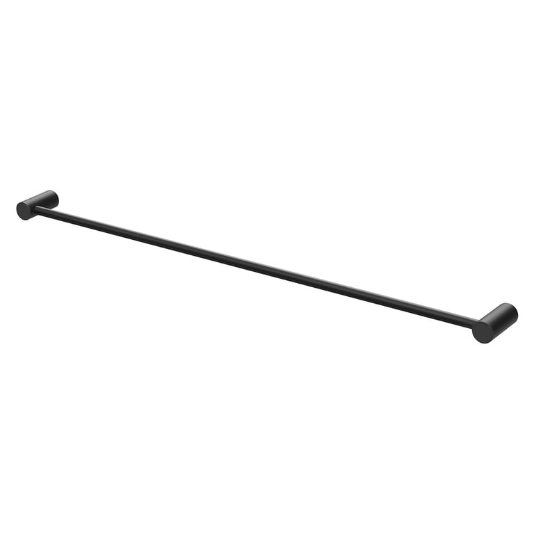 111-8030-10 Vivid Slimline Single Towel Rail 800mm Image of TowelRail Single Phoenix VividSlimline 800 SquarePlate