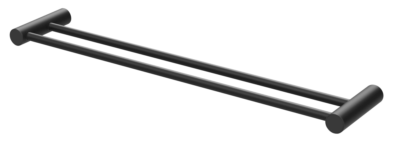 111-8110-10 Vivid Slimline Double Towel Rail 600mm Image of TowelRail Double Phoenix VividSlimline 600