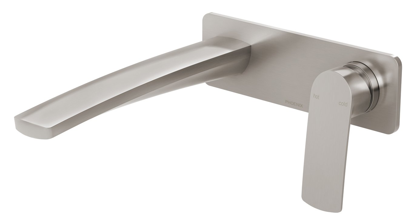 115-7810-40 Mekko Wall Basin Bath Mixer Set Image of MixerSet Wall Phoenix Mekko Basin
