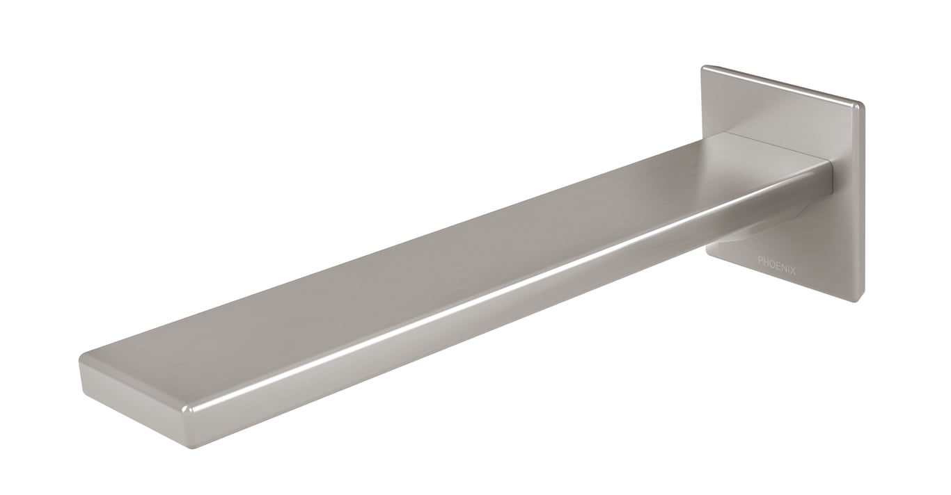 116-7610-40 Zimi Wall Basin Outlet 200mm Image of Spout Wall Phoenix Zimi Basin