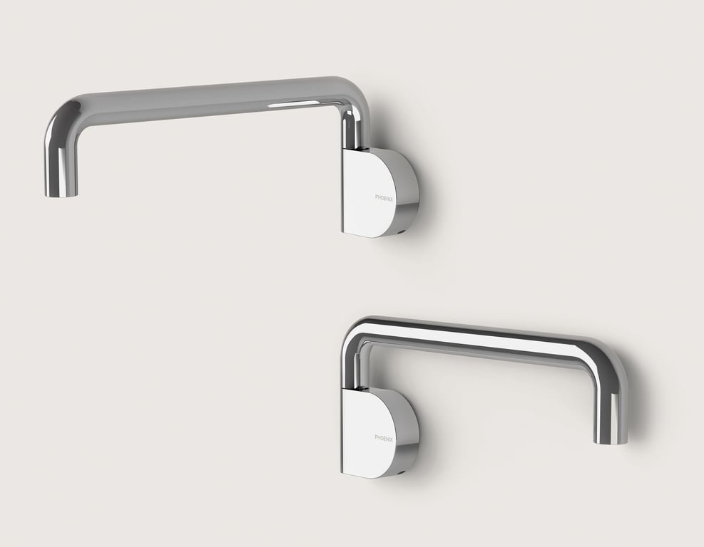 121-0880-00 Phoenix Designer Swivel Bath Outlet 230mm Round Hero RGB Image of Spout Wall Phoenix Swivel Round