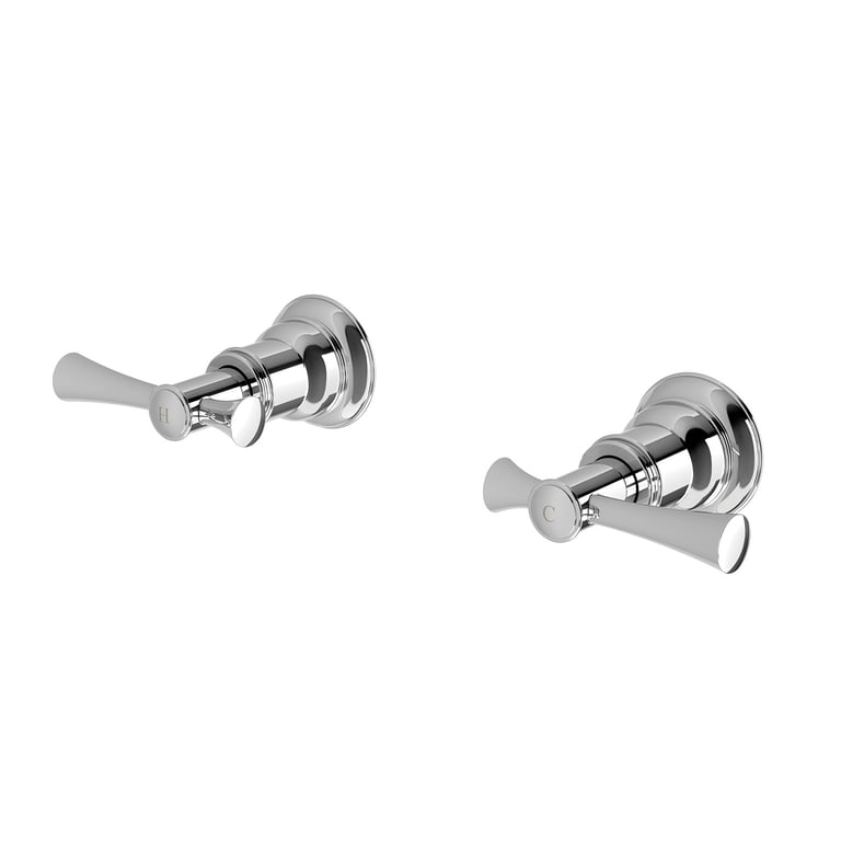 134-0670-00 Cromford Wall Top Assemblies Extended 15mm Image of MixerTap Wall Phoenix Cromford ExtendedSpindles 15mm