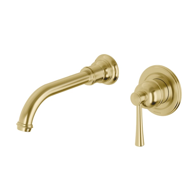 134-2812-12 Cromford SwitchMix Wall Basin Bath Mixer Set Fit-Off Kit Image of MixerSet Wall Phoenix Cromford TrimKit