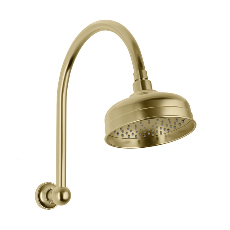 134-5300-12 Cromford High Rise Shower Arm and Rose Image of Shower Wall Phoenix Cromford HighRiseArm Rose