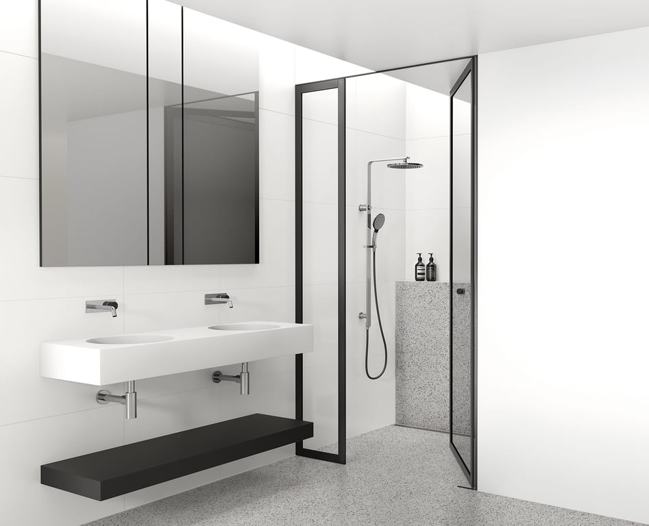 606-6500-60 108-7810-60 800-8950-00 Phoenix NX Quil Twin Shower and Toi Lifestyle RGB Image of MixerSet Wall Phoenix Toi
