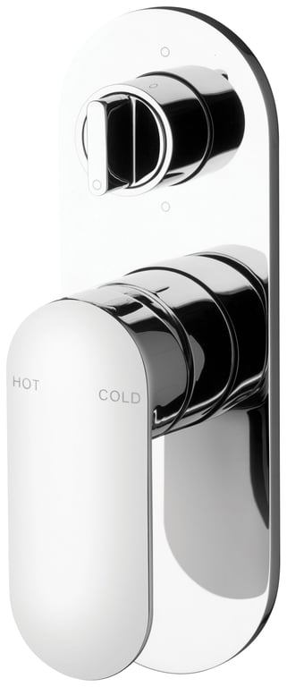 CE791 Cerchio Shower Bath Diverter Mixer Image of MixerTap Wall Phoenix Cerchio Diverter