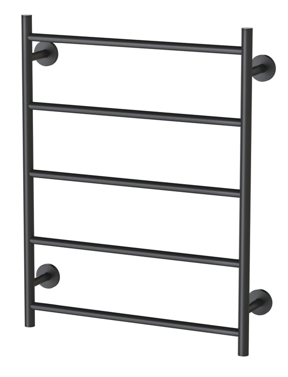 RA870 MB Radii Towel Ladder 550 x 740mm Round Plate Image of TowelRail Ladder Phoenix Radii 550 RoundPlate
