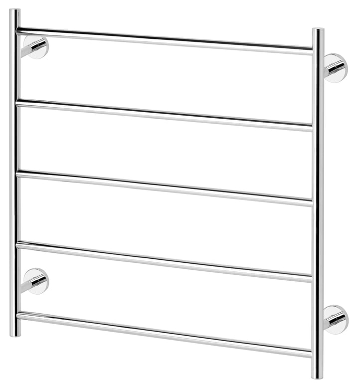 RA871 CHR Radii Round Towel Ladder 750 x 740mm Round Plate Image of TowelRail Ladder Phoenix Radii 750 RoundPlate