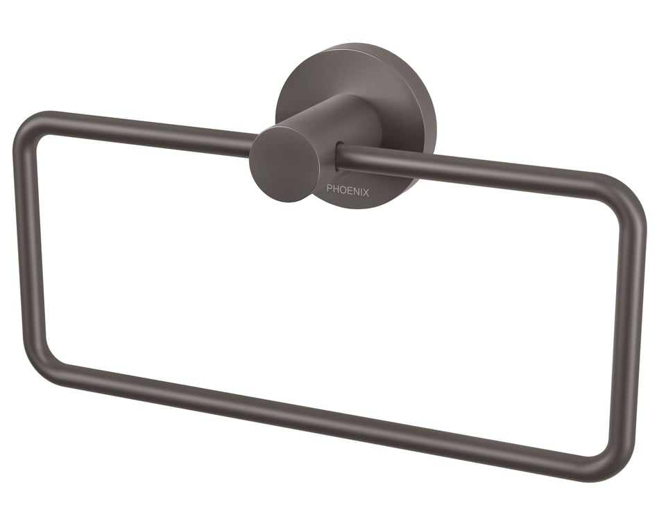 RA893 GM Radii Hand Towel Holder Round Plate Image of TowelHolder Hand Phoenix Radii RoundPlate