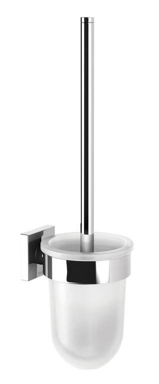 RS50800C Radii Toilet Brush and Holder Square Image of ToiletBrushHolder Phoenix Radii WithBrush SquarePlate
