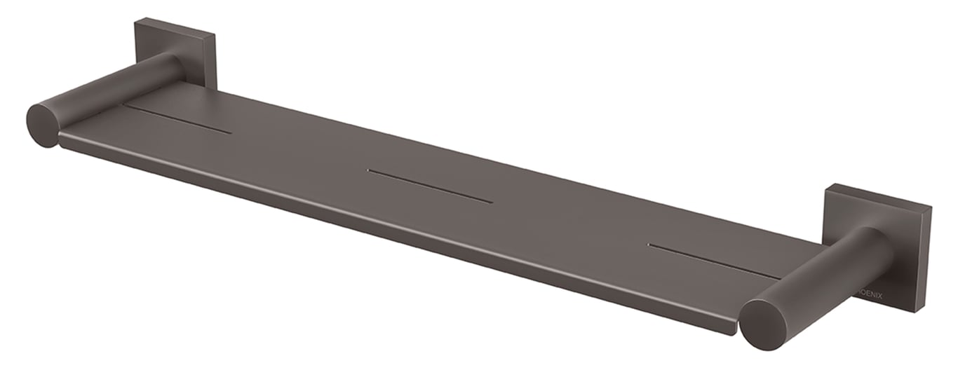 RS886 GM Radii Shower Shelf Square Plate Image of Shelf Metal Phoenix Radii SquarePlate