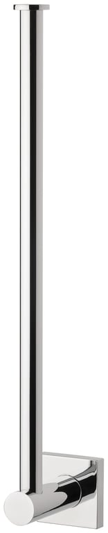 RS898 CHR Radii Spare Toilet Roll Holder Square Image of ToiletRollHolder Single Phoenix Radii Spare SquarePlate