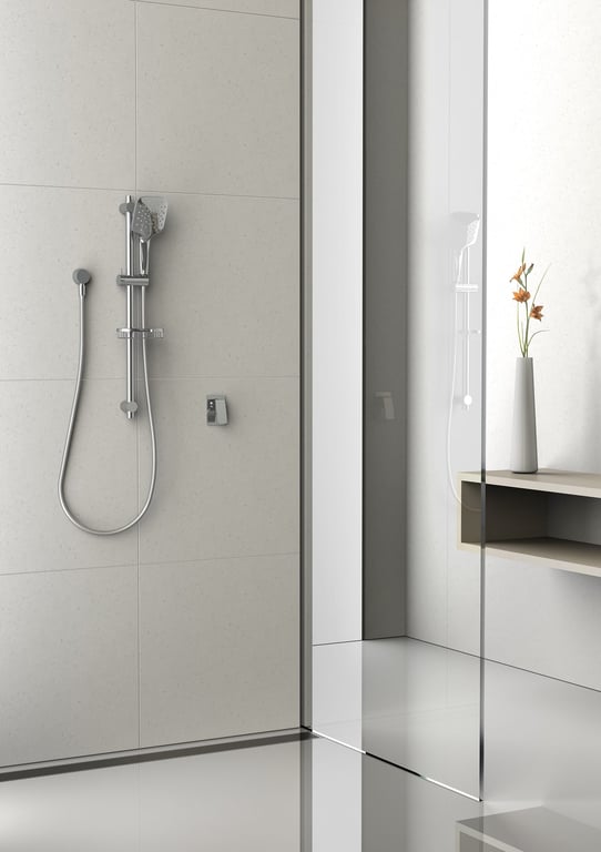 RU6810-00 Phoenix Rush Rail Shower Lifestyle RGB Image of Shower Rail Phoenix Rush
