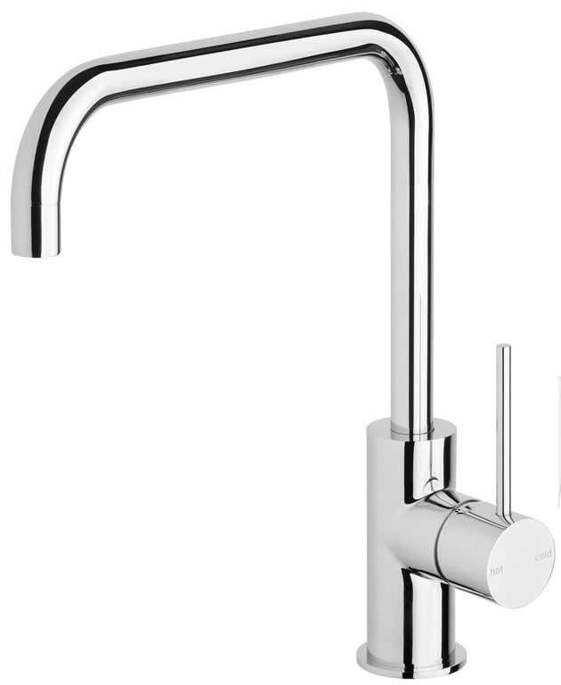 VS731 CHR Vivid Slimline Sink Mixer 220mm Squareline Image of Mixer Sink Phoenix VividSlimline Squareline 220