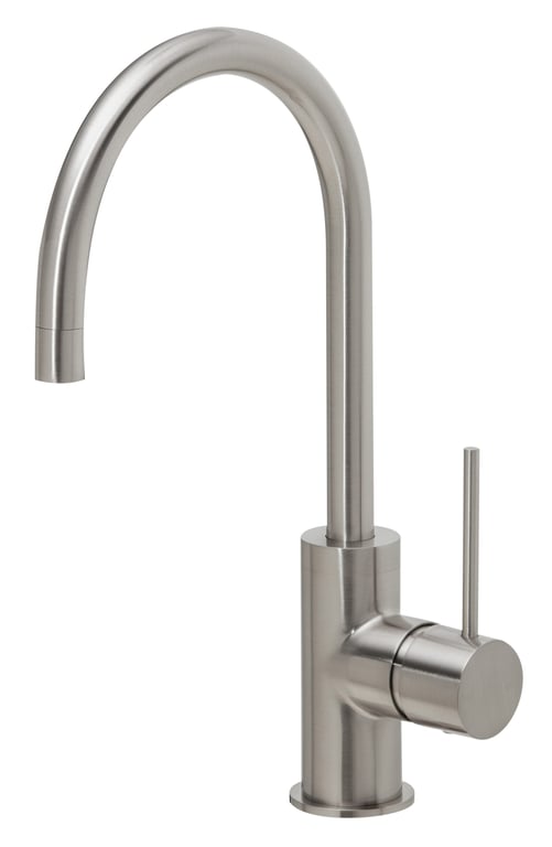 VS735 BN Vivid Slimline Sink Mixer 160mm Gooseneck Image of Mixer Sink Phoenix VividSlimline Gooseneck