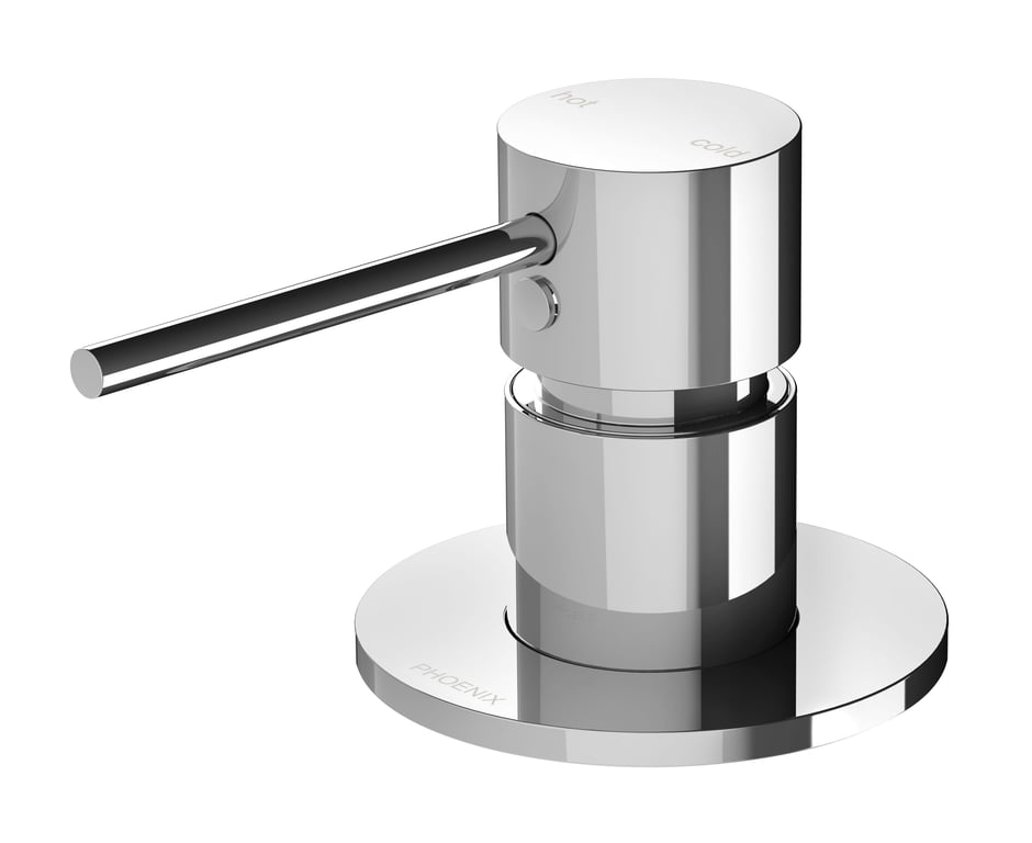VS740 CHR Vivid Slimline Hob Mixer Image of MixerTap Hob Phoenix VividSlimline