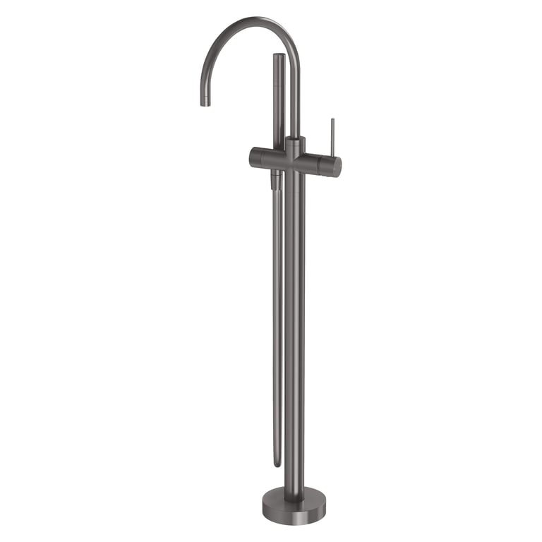 VS7451-31 Vivid Slimline Floor Mounted Bath Mixer with Hand Shower Image of Mixer Bath Phoenix VividSlimline FloorMount HandShower