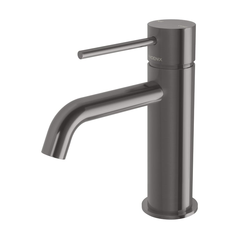 VS7701-31 Vivid Slimline Basin Mixer Curved Outlet Image of Mixer Basin Phoenix VividSlimline Curved