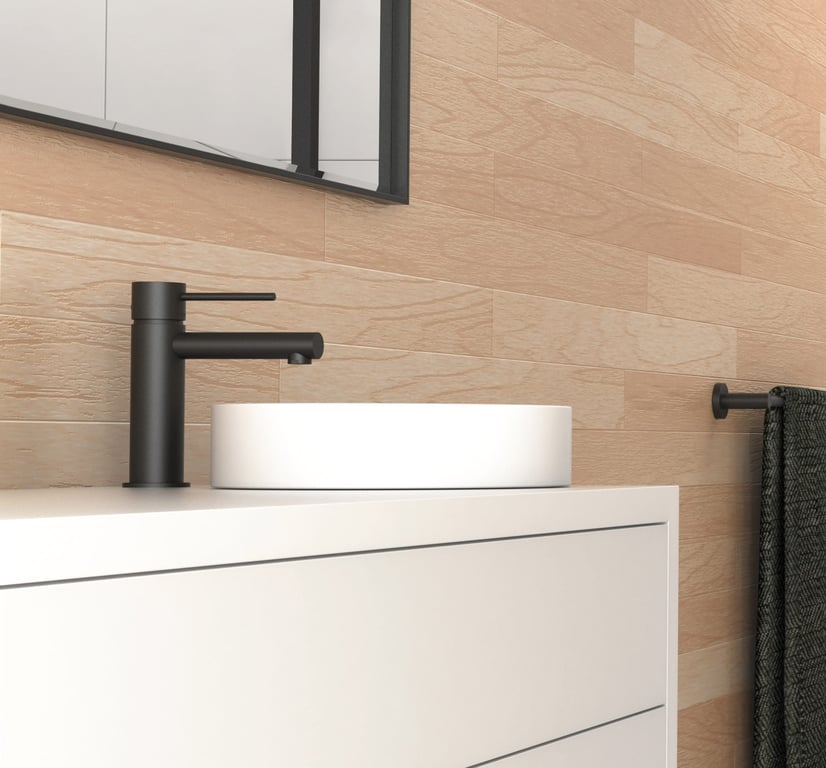 VS770MB Phoenix Vivid Slimline Basin Mixer Hero RGB Image of Mixer Basin Phoenix VividSlimline