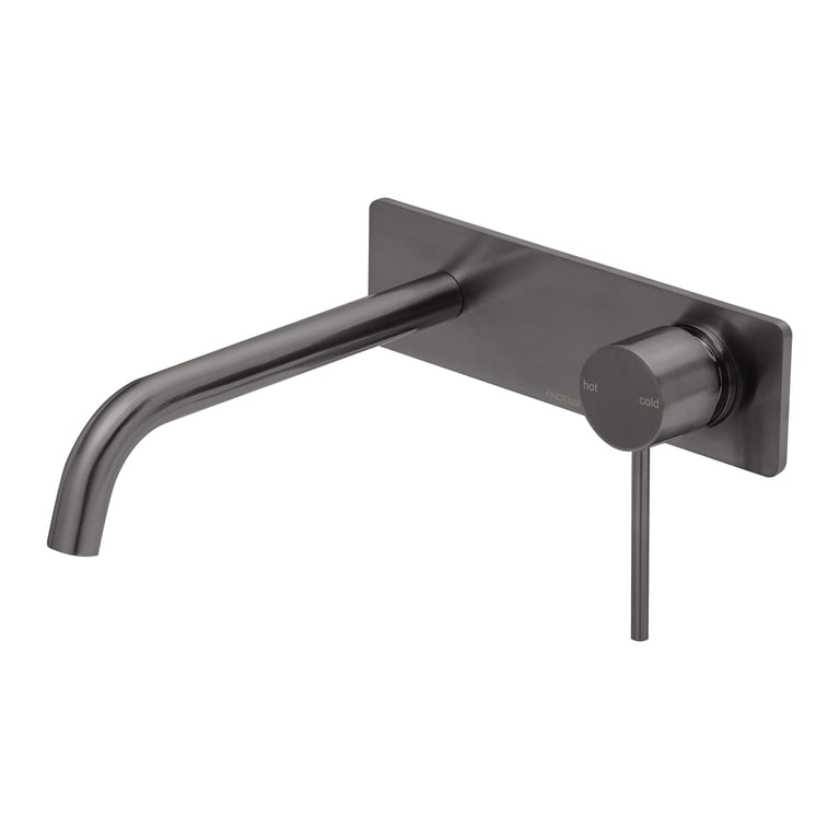 VS7840-31 Vivid Slimline Wall Bath Mixer Set 230mm Curved Image of MixerSet Wall Phoenix VividSlimline Bath 230mm
