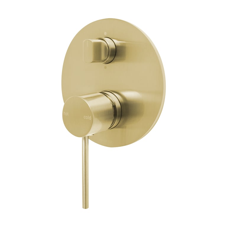 VS791-12 Vivid Slimline Shower Bath Diverter Mixer Image of MixerTap Wall Phoenix VividSlimline Diverter