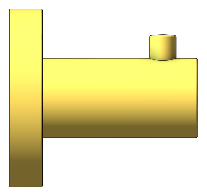 Left Image of RobeHook Phoenix Radii RoundPlate