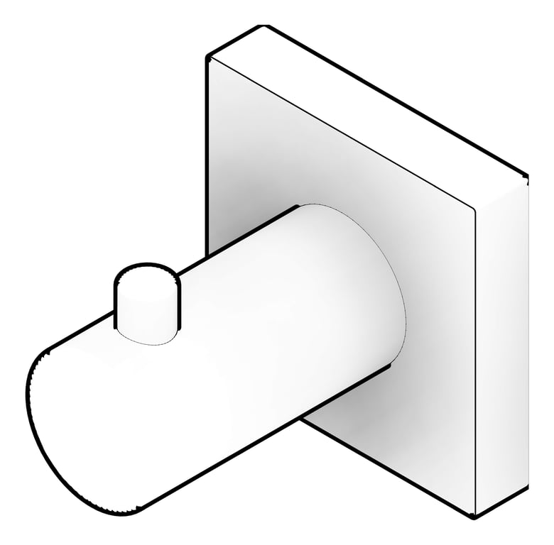 3D Documentation Image of RobeHook Phoenix Radii SquarePlate