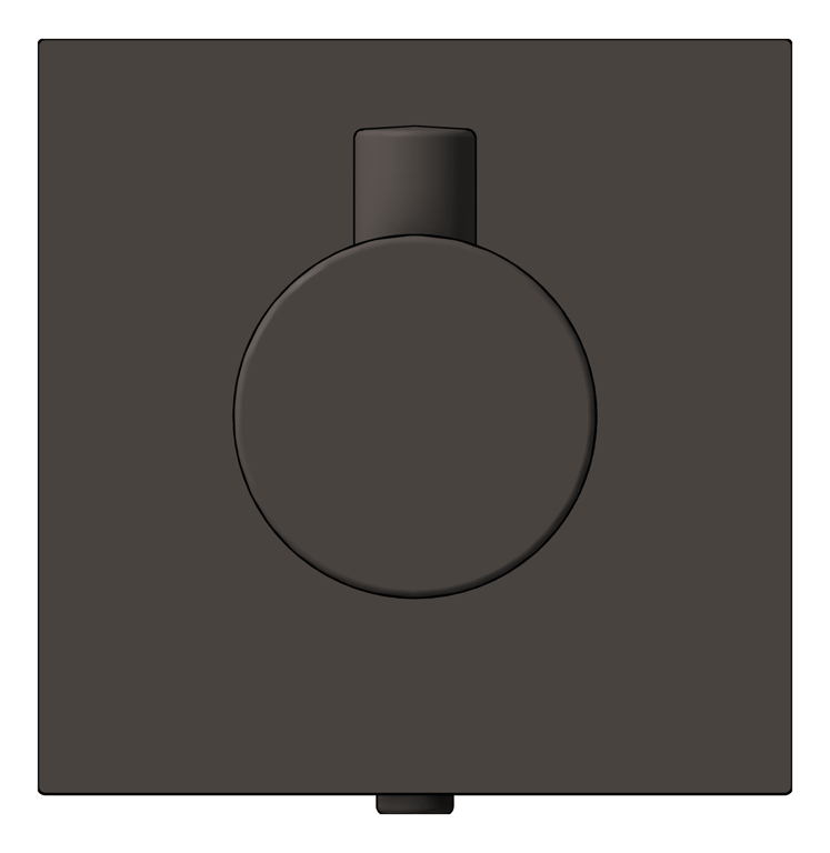Front Image of RobeHook Phoenix Radii SquarePlate