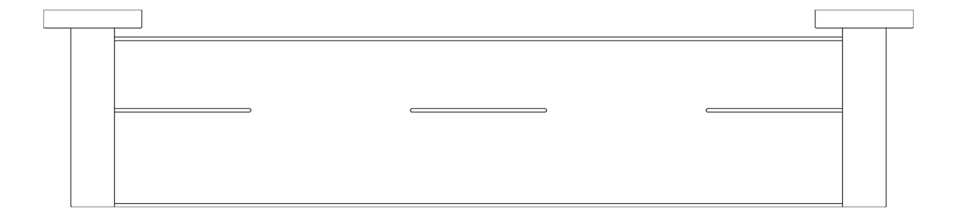 Plan Image of Shelf Metal Phoenix Radii RoundPlate