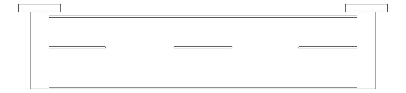 Plan Image of Shelf Metal Phoenix Radii SquarePlate